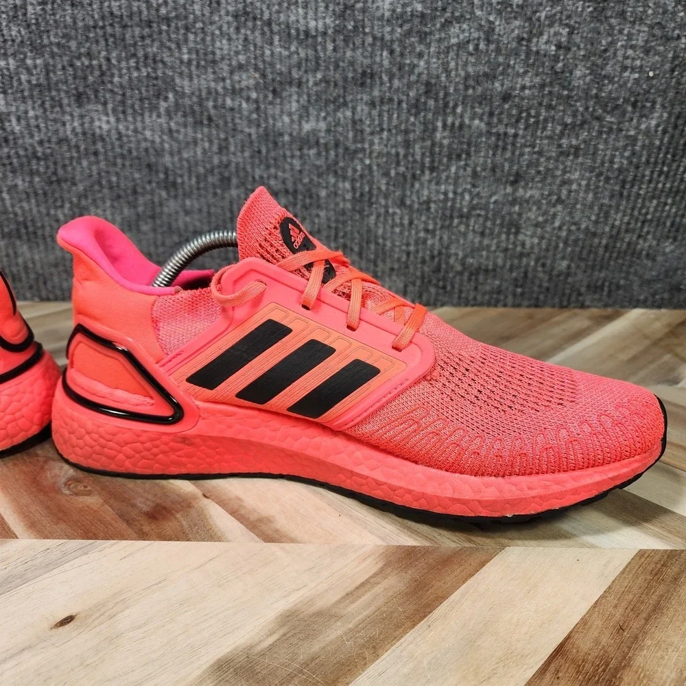 Adidas Ultraboost 20 Signal Pink Black Mens Running Shoes FW8728 Mens Size 11